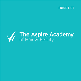 PRICE LIST Hairdressing Prices