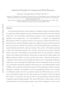 Cell Size Effect on Computational Fluid Dynamics: the Limitation Principle for Flow Simulation