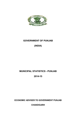 (India) Municipal Statistics