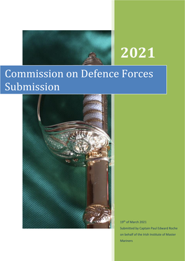 Commission on Defence Forces Submission