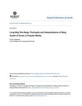 Portrayals and Interpretations of Mary, Queen of Scots, in Popular Media