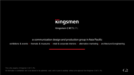 Kingsmen C.M.T.I. Company Profile