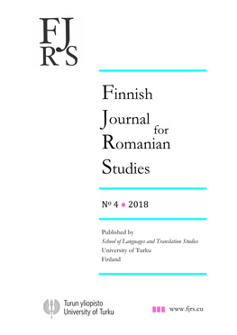Finnish Journal Romanian Studies