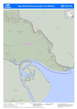 Iraq- Basrah Governorate, Fao District