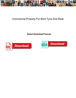 Commercial Property for Rent Tyne and Wear