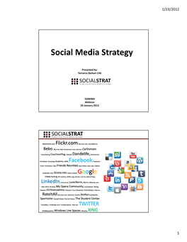 Social Media Strategy