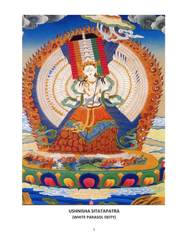 Ushnisha Sitatapatra (White Parasol Deity)