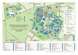 University Buildings: Highfield Campus