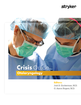 Crisis Guide Otolaryngology
