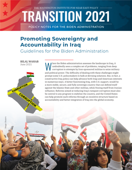 Promoting Sovereignty and Accountability in Iraq Guidelines for the Biden Administration