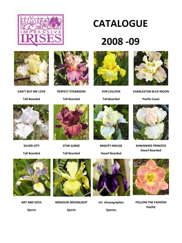 Catalogue 2008 -09