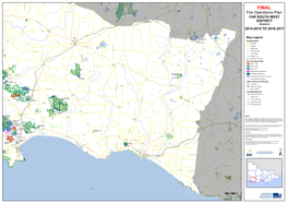 Fire Operations Plan Mininera E G Mt Abrupt D Un Ke Ld - C Av En FAR SOUTH WEST Dis Coleraine H Rd G Len Elg Gle H Glenthompson Nelg Wy Hwy DISTRICT