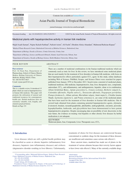 Asian Pacific Journal of Tropical Biomedicine