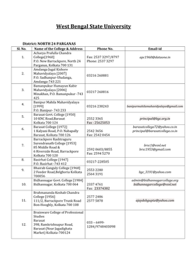 West Bengal State University