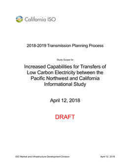 Transfers Between Pacific Northwest and California