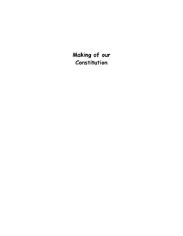 Making of Our Constitution: Speeches of Ch. Ranbir Singh in The