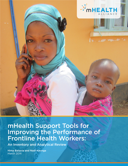 Mhealth Support Tools for Improving the Performance of Frontline Health Workers: an Inventory and Analytical Review