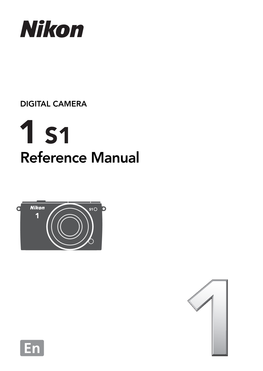 Nikon 1 S1 User Manual