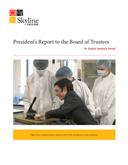 President's Report to the Board of Trustees