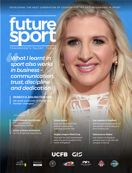 What I Learnt in Sport Also Works in Business – Communication, Trust, Discipline and Dedication