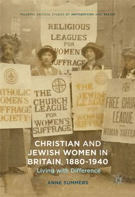 CHRISTIAN and JEWISH WOMEN in BRITAIN, 1880-1940 Living with Di Erence