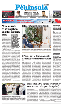 Nine Vessels to Strengthen Coastal Security