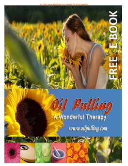 Oilpulling Wonderful Therapy