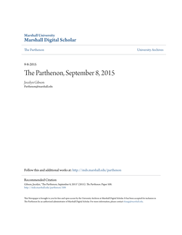 The Parthenon, September 8, 2015