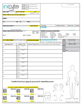 L a B U S E Formalin-Fixed Tissue Cannot Be Processed for Immunofluorescence
