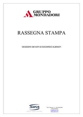 Rassegna Stampa