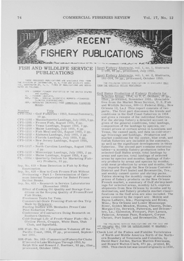 Fishery Publications