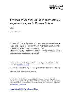 The Silchester Eagle