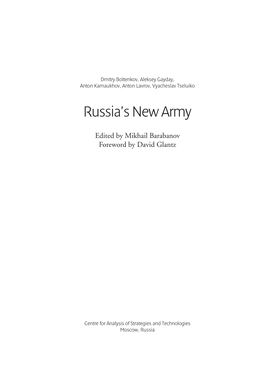 Russia's New Army