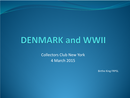 Denmark and WWII
