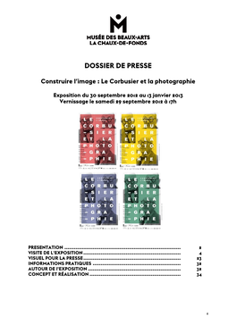 Dossier De Presse