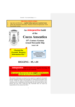 Download COCCA.INT.05 RIGGING
