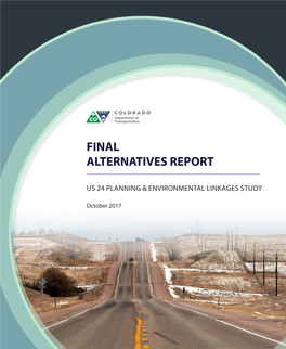 Final Alternatives Report