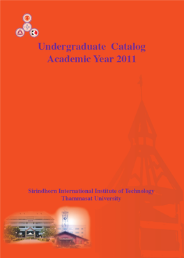 Undergraduate Catalog, Academic Year 2011