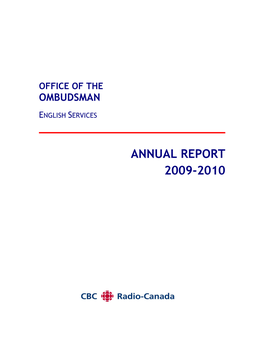 Annual Report 2009-2010