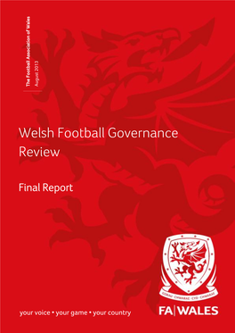 Welsh Football Governance Review