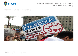 Social Media and ICT During the Arab Spring