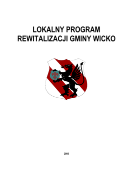 Lokalny Program Rewitalizacji Gminy Wicko