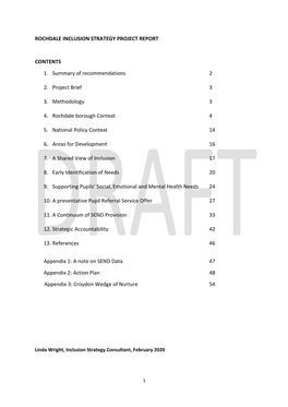 Inclusion Strategy Project Report