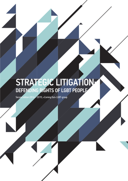 Strategic Litigation: Defending Rights of Lgbt People