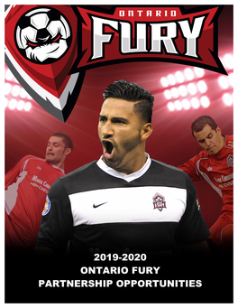 2019-2020 Ontario Fury Partnership Opportunities Ontario Fury 101