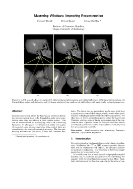 Mastering Windows: Improving Reconstruction