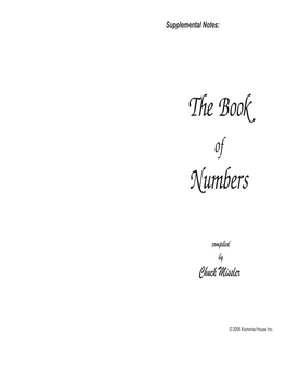 The Book Numbers