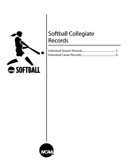 Softball Collegiate Records
