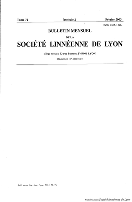 Hemiptera Heteroptera Du Département Du Lot : Addenda, Corrigenda À L'inventaire De 1992, Et Commentaires Sur La Capture De Stethoconus Pyri (Miridae)