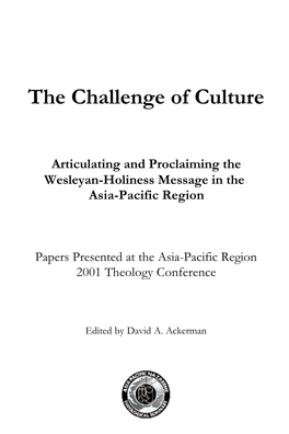 The Challenge of Culture